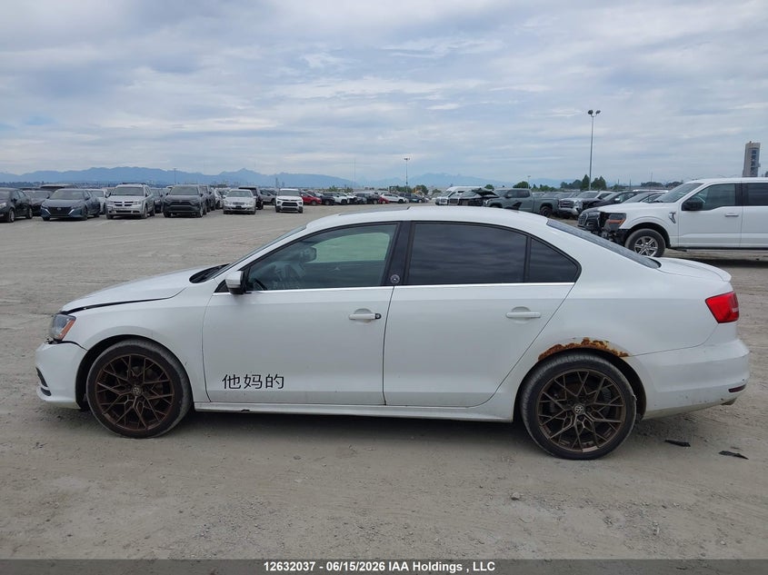 2017 VOLKSWAGEN JETTA SEDAN 1.4L I-4 DI, DOHC, VVT, TURBO, 150HP