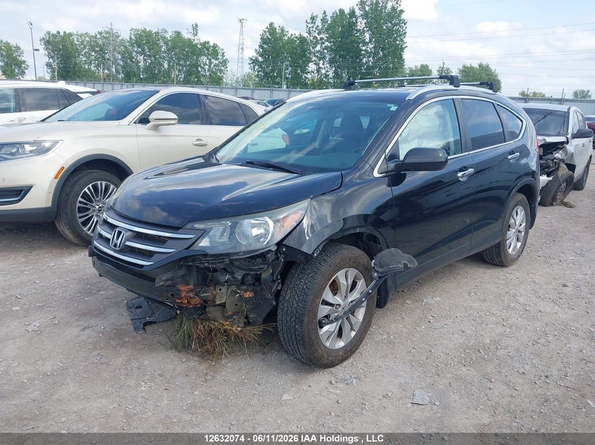 2014 Honda CR-V, Удар спереду, IAAI, VIN 2HKRM4H98EH123416 — фото 2