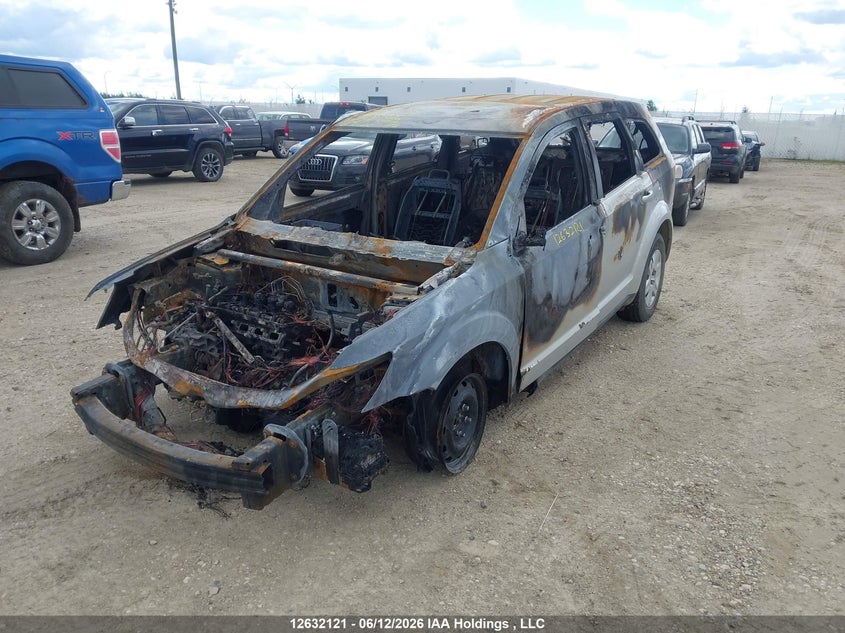 2012 Dodge Journey, Total Burn, IAAI, VIN 3C4PDCAB1CT351446 — photo 2