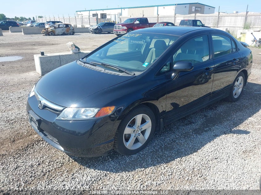 2006 Honda Civic, Удар ззаду, IAAI, VIN 1HGFA16876L805738 — фото 2