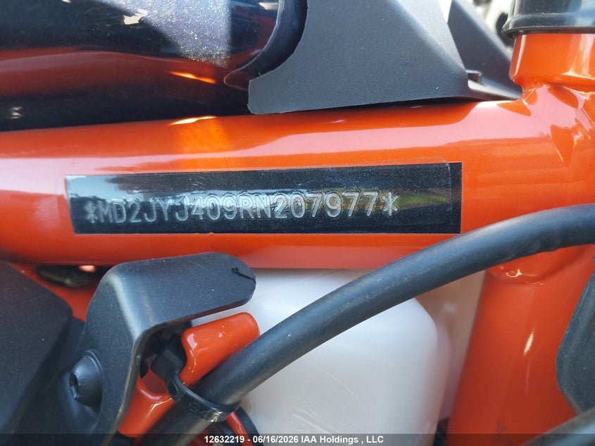 2024 Ktm 390 Rc VIN: MD2JYJ409RN207977 Lot: 12632219