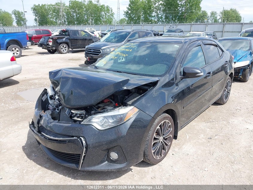 2016 Toyota Corolla, Удар спереди, IAAI, VIN 2T1BURHE0GC704202 — фото 2