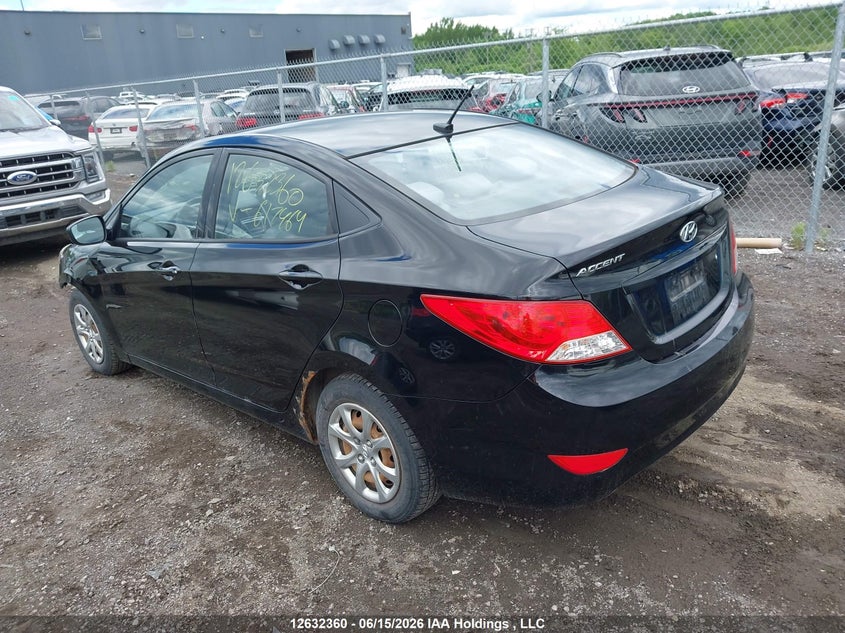 Vin: kmhct4ae0eu617464, lot: 3032652, hyundai accent 20143