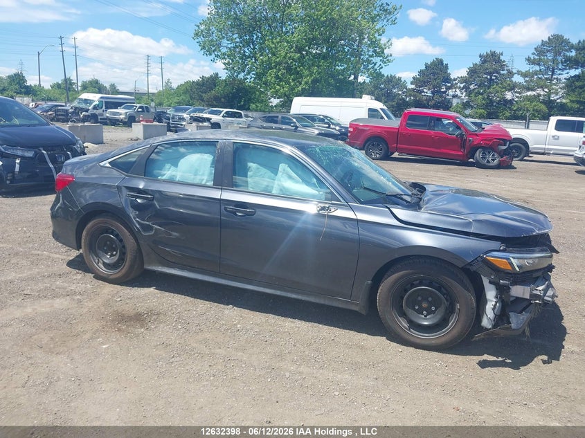 2022 Honda Civic Lx VIN: 2HGFE2F25NH125127 Lot: 12632398