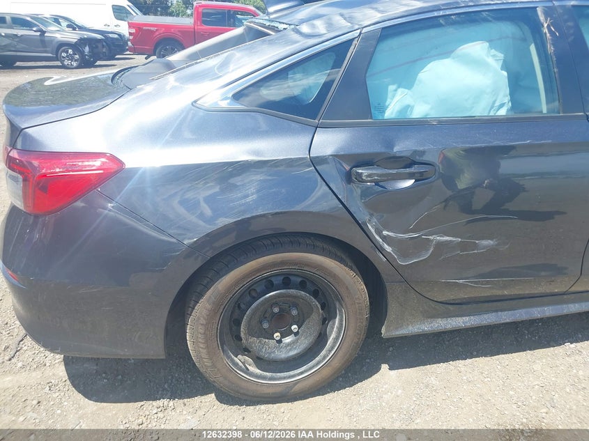 2022 Honda Civic Lx VIN: 2HGFE2F25NH125127 Lot: 12632398