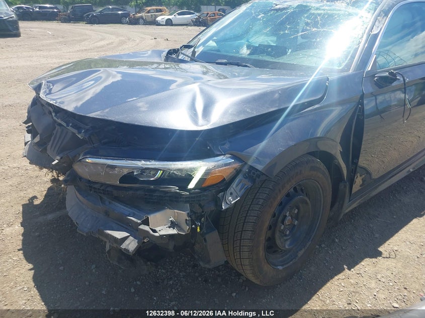 2022 Honda Civic Lx VIN: 2HGFE2F25NH125127 Lot: 12632398