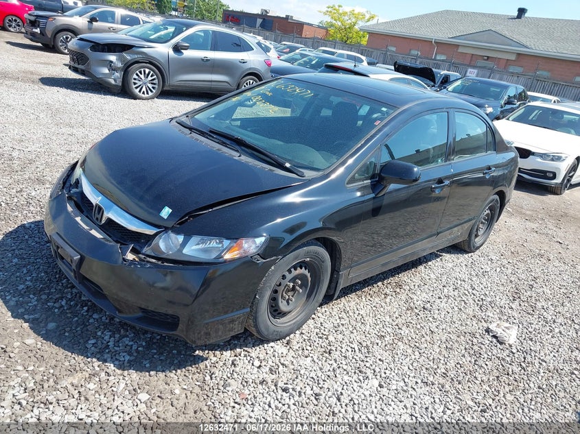 2010 Honda Civic, Front, IAAI, VIN 2HGFA1E60AH002372 — photo 2