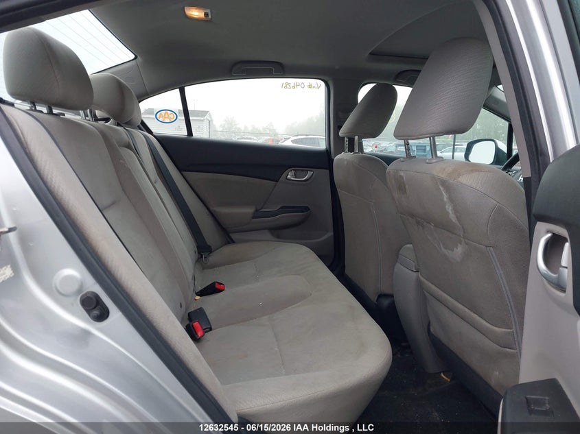 2013 HONDA CIVIC SEDAN 1.8L I-4 VVT, 140HP