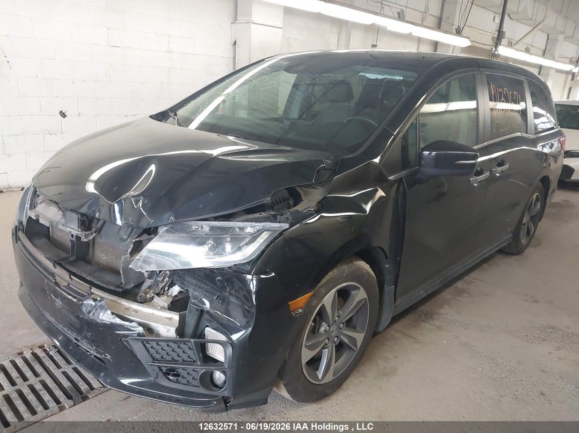 2019 Honda Odyssey, Front, IAAI, VIN 5FNRL6H49KB500462 — photo 2