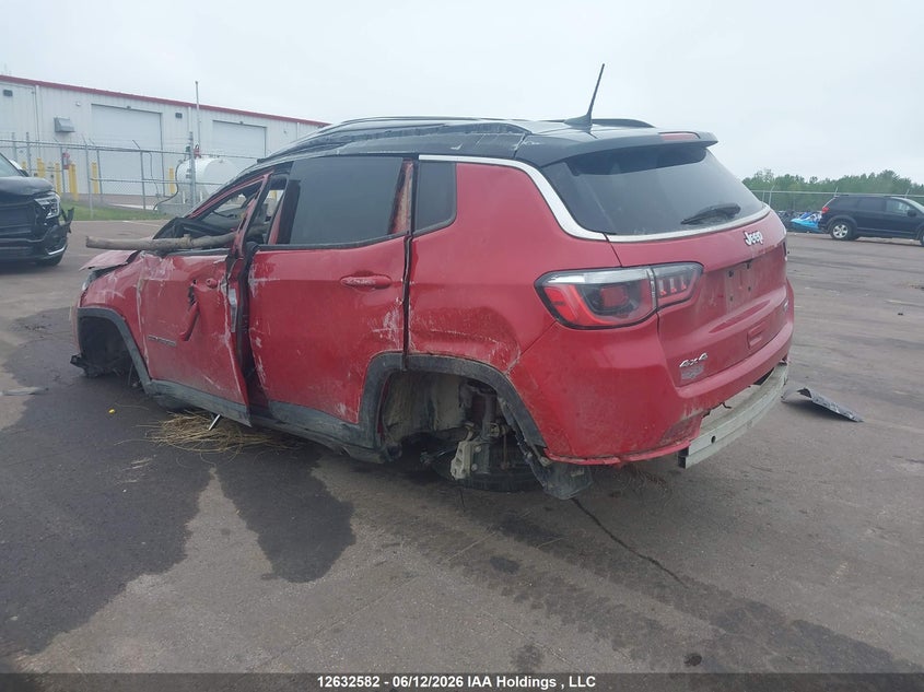 Vin: 3c4njdbb7kt619628, lot: 3032894, jeep compass north 20193