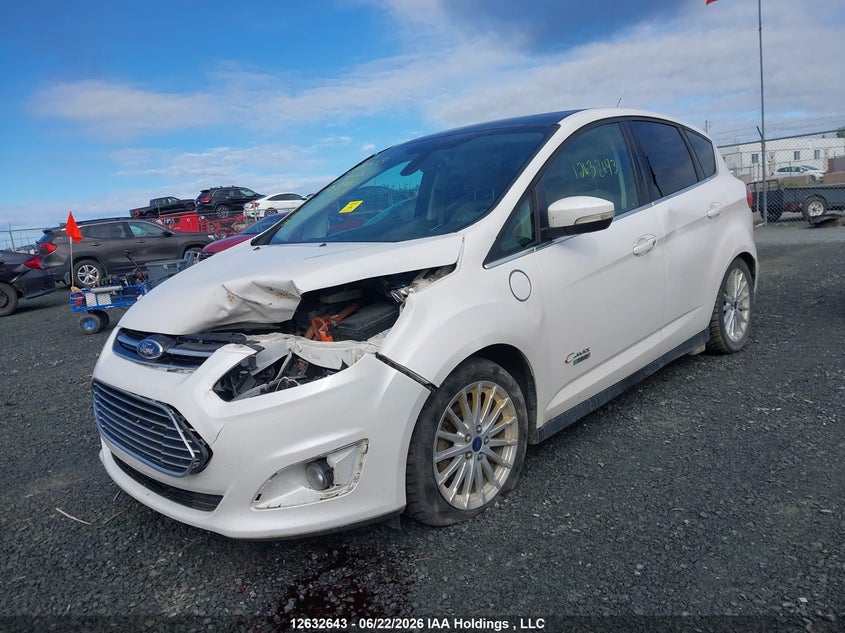 2016 Ford C-MAX, Удар спереди, IAAI, VIN 1FADP5CU1GL115830 — фото 2