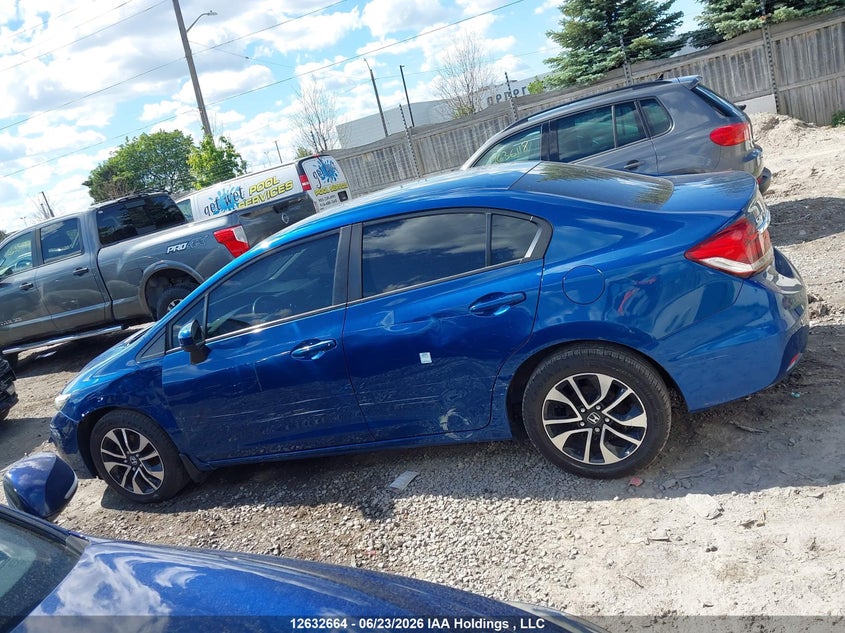 2015 HONDA CIVIC SEDAN 1.8L I-4 VVT, 143HP