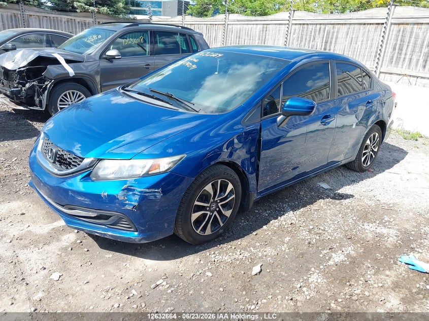 2015 HONDA CIVIC SEDAN 1.8L I-4 VVT, 143HP
