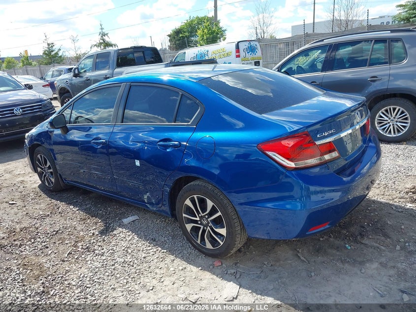 2015 HONDA CIVIC SEDAN 1.8L I-4 VVT, 143HP