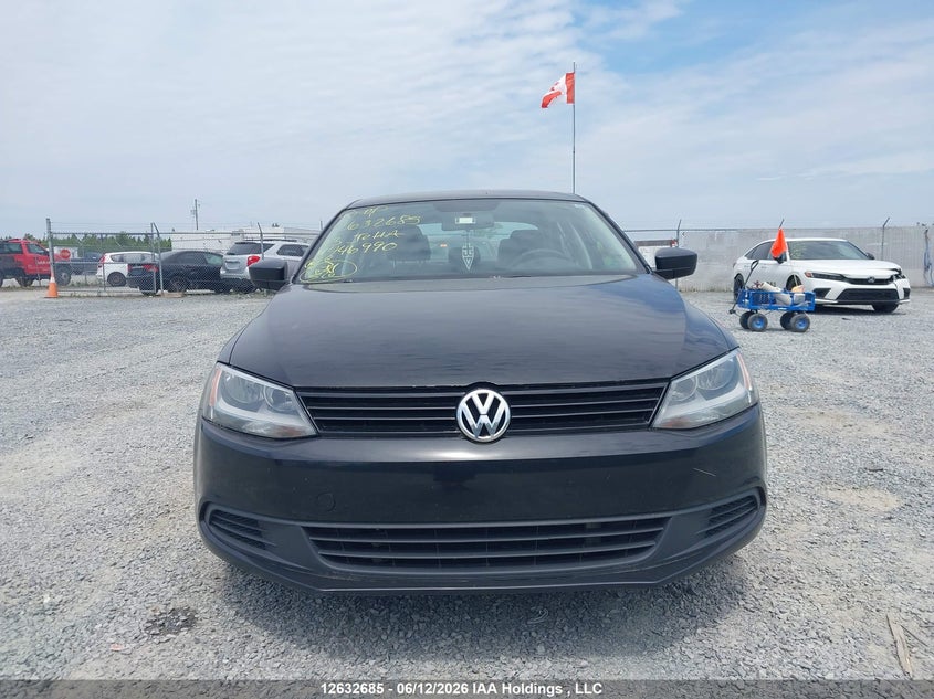 2013 Volkswagen Jetta 2.0L Trendline/2.0L Trendline+ VIN: 3VW1K7AJ2DM446990 Lot: 12632685