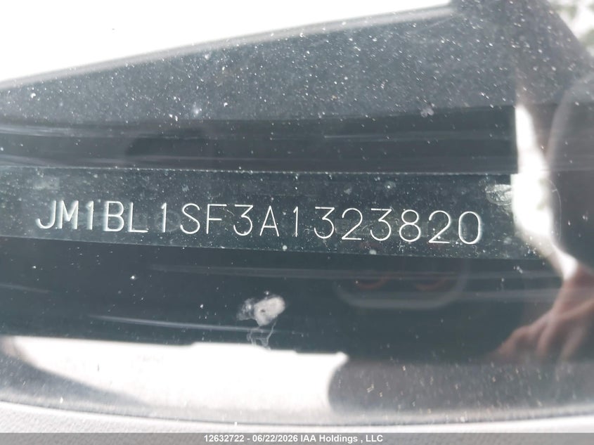 2010 Mazda Mazda3 VIN: JM1BL1SF3A1323820 Lot: 12632722