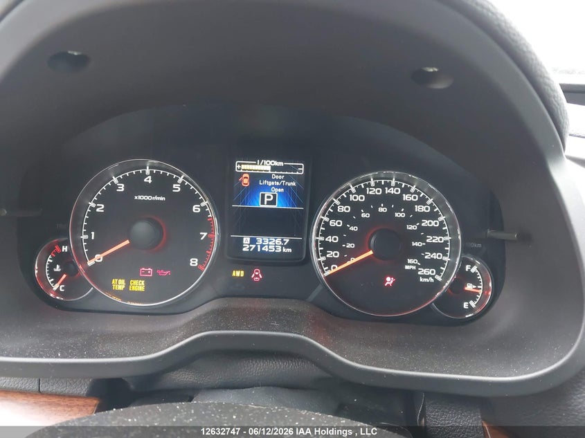 2013 SUBARU OUTBACK SPORT UTILITY VEHICLE 3.6L H-6 DOHC, VVT, 256HP