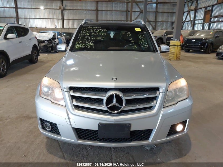 2011 Mercedes-Benz Glk 350 4Matic VIN: WDCGG8HB8BF547669 Lot: 12632857