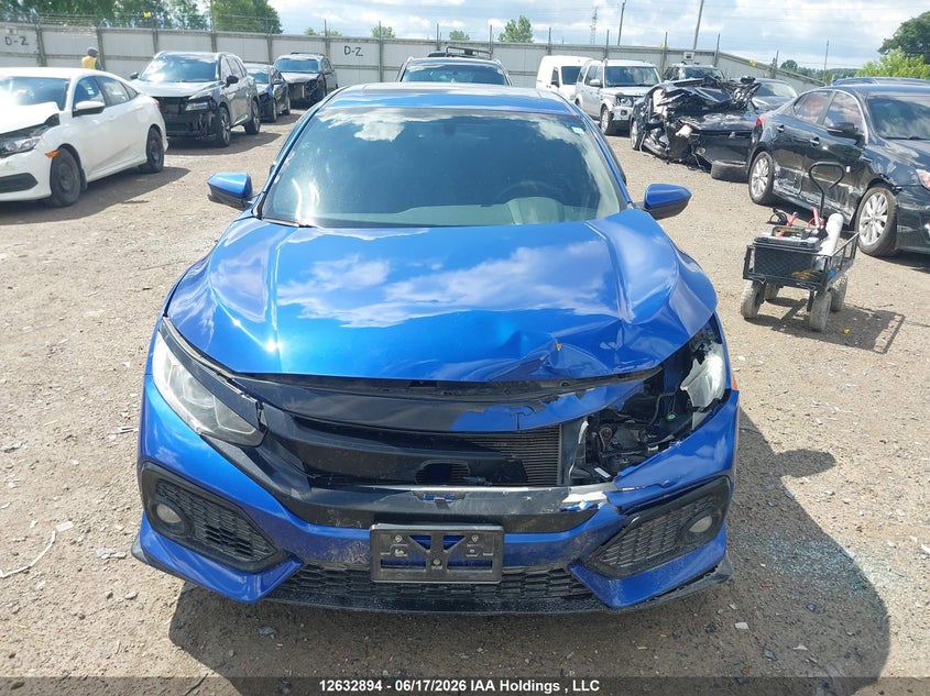 2017 HONDA CIVIC HATCHBACK 1.5L I-4 DI, DOHC, VVT, TURBO, 180HP
