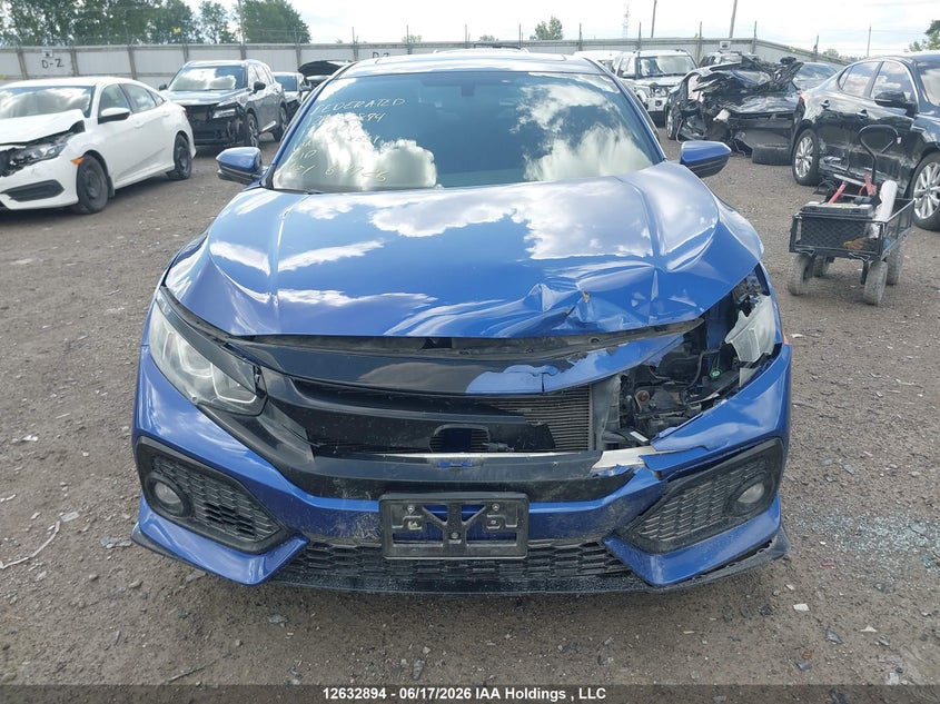 2017 HONDA CIVIC HATCHBACK 1.5L I-4 DI, DOHC, VVT, TURBO, 180HP