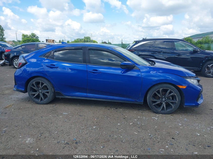 2017 HONDA CIVIC HATCHBACK 1.5L I-4 DI, DOHC, VVT, TURBO, 180HP