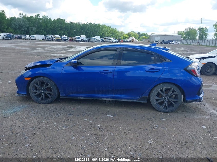 2017 HONDA CIVIC HATCHBACK 1.5L I-4 DI, DOHC, VVT, TURBO, 180HP