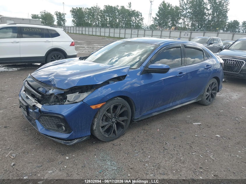 2017 HONDA CIVIC HATCHBACK 1.5L I-4 DI, DOHC, VVT, TURBO, 180HP