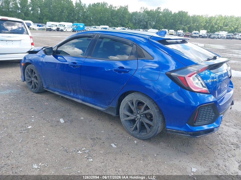 2017 HONDA CIVIC HATCHBACK 1.5L I-4 DI, DOHC, VVT, TURBO, 180HP