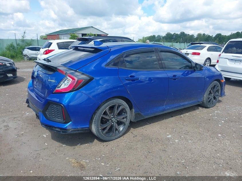 2017 HONDA CIVIC HATCHBACK 1.5L I-4 DI, DOHC, VVT, TURBO, 180HP