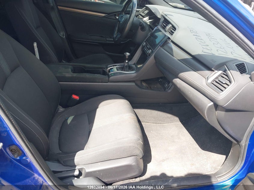 2017 HONDA CIVIC HATCHBACK 1.5L I-4 DI, DOHC, VVT, TURBO, 180HP