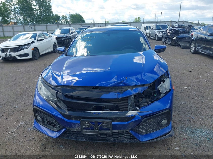 2017 HONDA CIVIC HATCHBACK 1.5L I-4 DI, DOHC, VVT, TURBO, 180HP