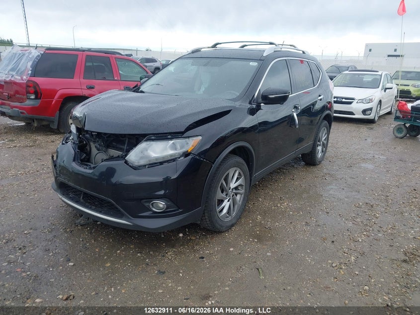 2015 Nissan Rogue, Front, IAAI, VIN 5N1AT2MV6FC814587 — photo 2