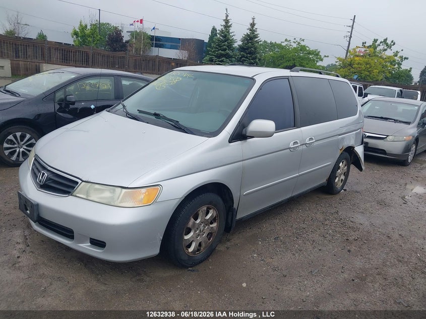 2004 Honda Odyssey, Удар ззаду, IAAI, VIN 2HKRL18634H006185 — фото 2