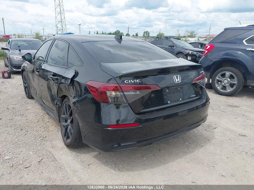Vin: 2hgfe4f87sh003185, lot: 3033304, honda civic 20253