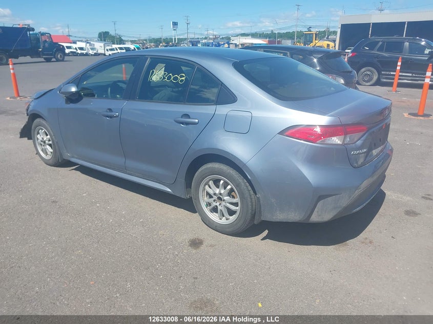 Vin: jtdbbmbe8nj036670, lot: 3033355, toyota corolla hybrid base w/li battery 20223