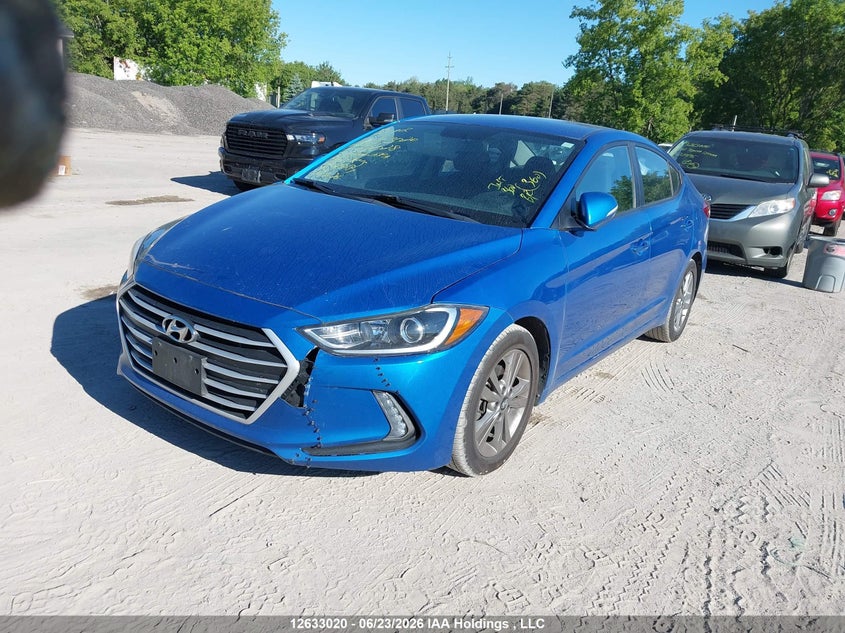 2018 Hyundai Elantra, Удар спереди, IAAI, VIN KMHD84LF7JU657028 — фото 2
