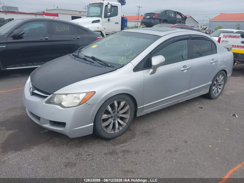 2009 Acura CSX, Right Side, IAAI, VIN 2HHFD55539H200201 — photo 2