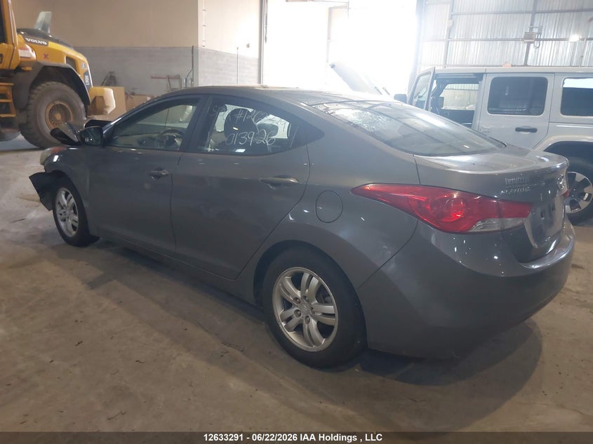 Vin: 5npdh4ae5bh013926, lot: 3033660, hyundai elantra 20113