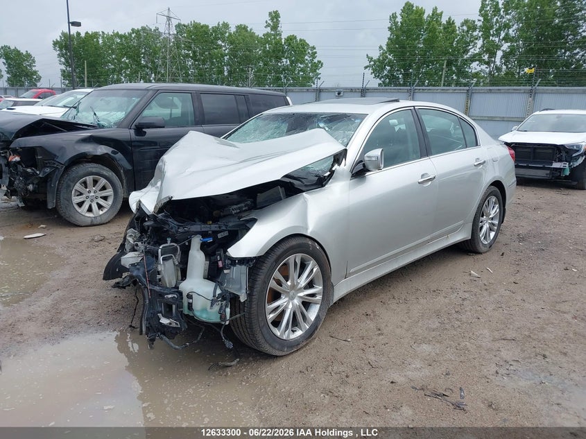 Vin: kmhgc4dd5du237927, lot: 3033669, hyundai genesis 20132