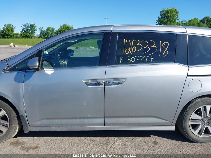 2016 Honda Odyssey VIN: 5FNRL5H9XGB507787 Lot: 12633318