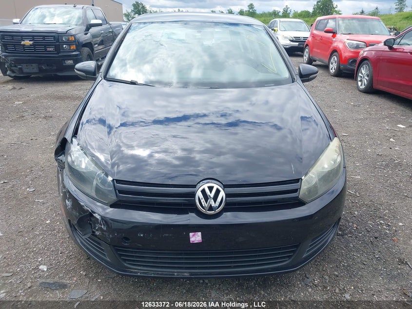 2010 Volkswagen Golf VIN: WVWCA7AJ4AW114124 Lot: 12633372