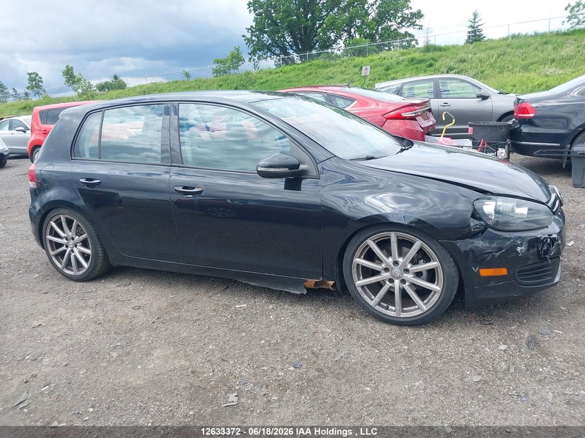 2010 Volkswagen Golf VIN: WVWCA7AJ4AW114124 Lot: 12633372