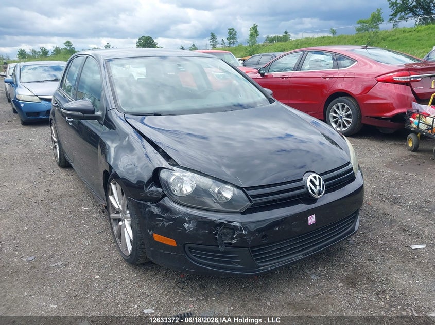 2010 Volkswagen Golf VIN: WVWCA7AJ4AW114124 Lot: 12633372