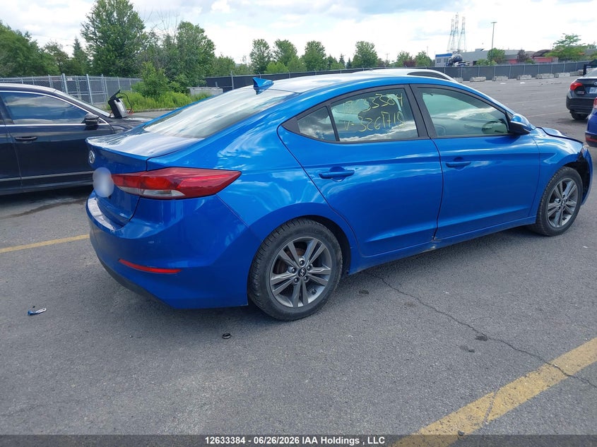 Vin: kmhd84lf1hu326715, lot: 3033753, hyundai elantra gl 20174