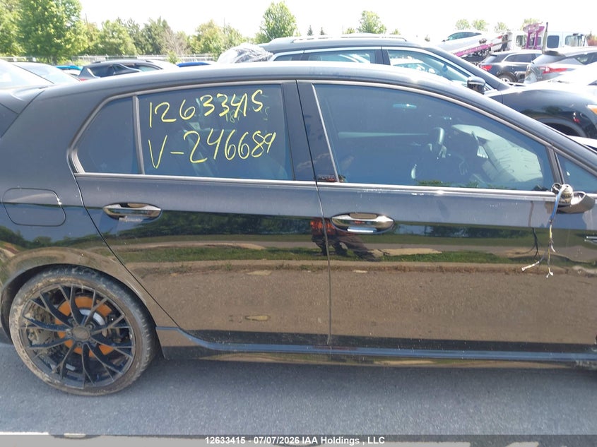 2025 VOLKSWAGEN GOLF R HATCHBACK 2.0L I-4 DI, DOHC, VVT, TURBO, 328HP