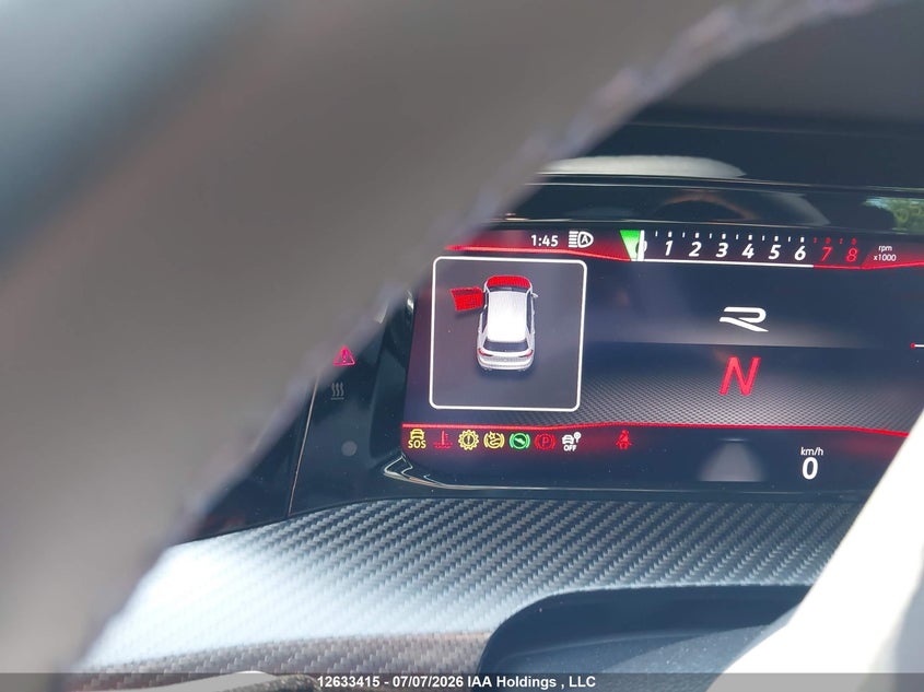 2025 VOLKSWAGEN GOLF R HATCHBACK 2.0L I-4 DI, DOHC, VVT, TURBO, 328HP