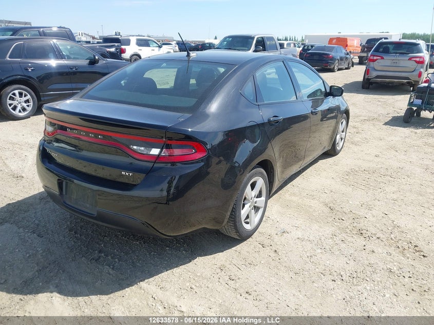 Vin: 1c3cdfbb6gd551186, lot: 3033950, dodge dart sxt 20164