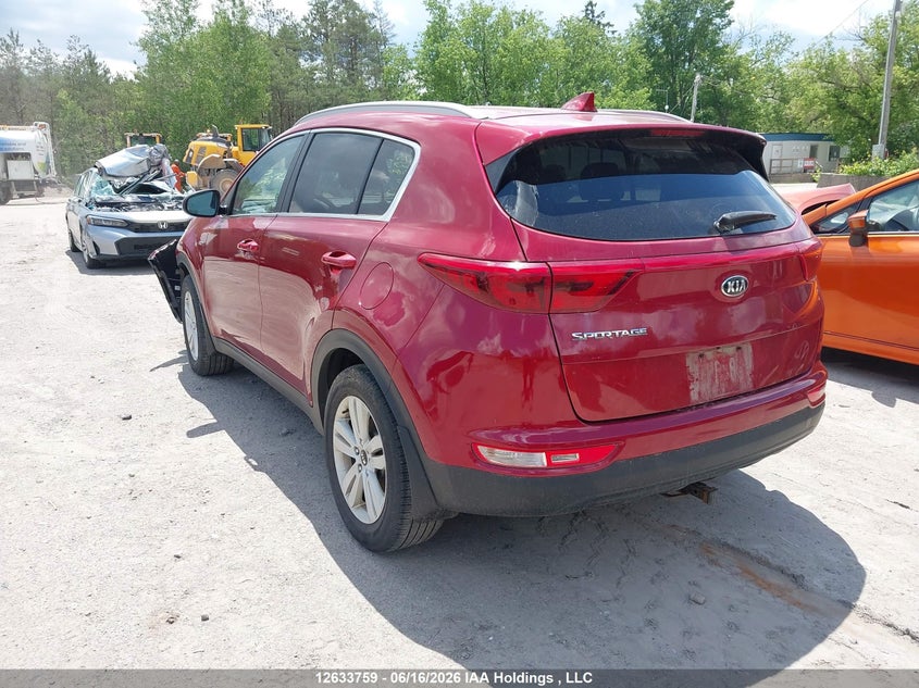 2017 KIA SPORTAGE SPORT UTILITY VEHICLE 2.4L I-4 DI, DOHC, VVT, 181HP