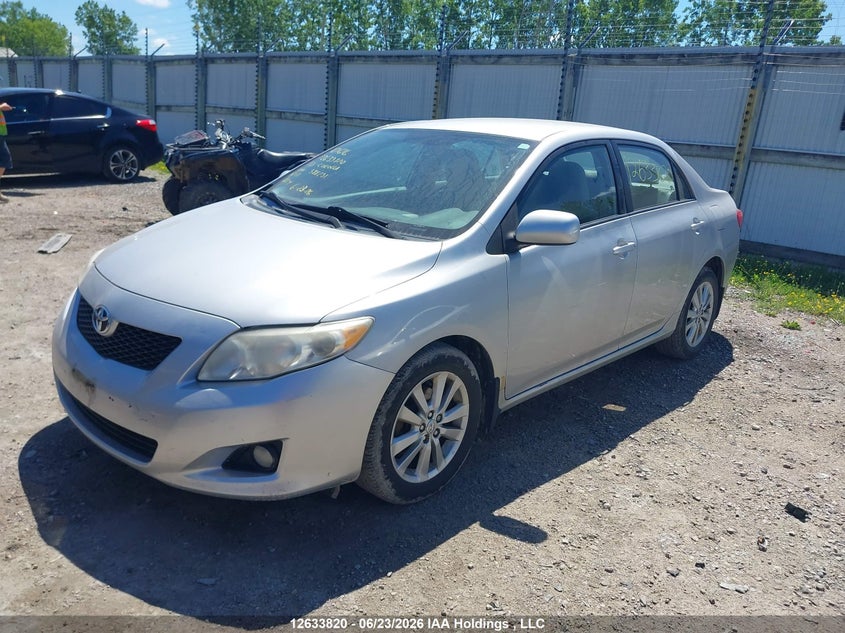 2010 Toyota Corolla, Правый бок, IAAI, VIN 2T1BU4EE5AC388231 — фото 2