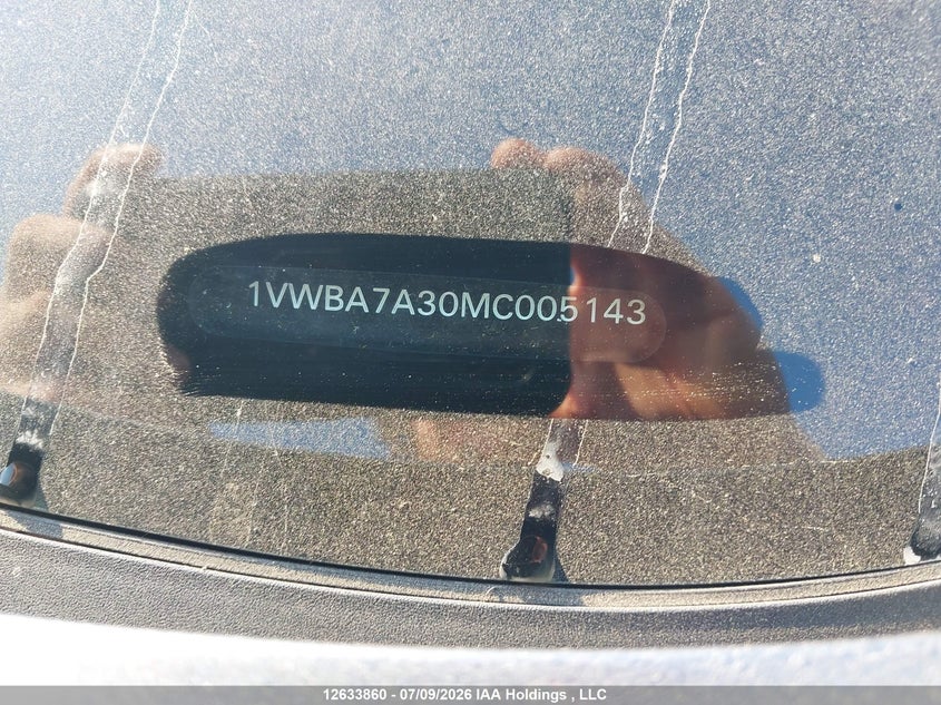 2021 Volkswagen Passat VIN: 1VWBA7A30MC005143 Lot: 12633860